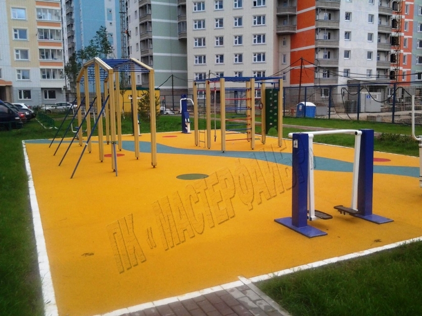 Выполненные объекты: спортивная площадка — фото 1
