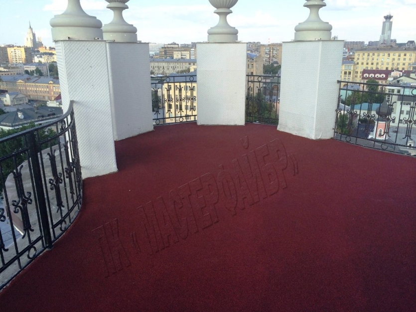 Выполненные объекты: производителя бесшовных резиновых покрытий «Мастерфайбр»