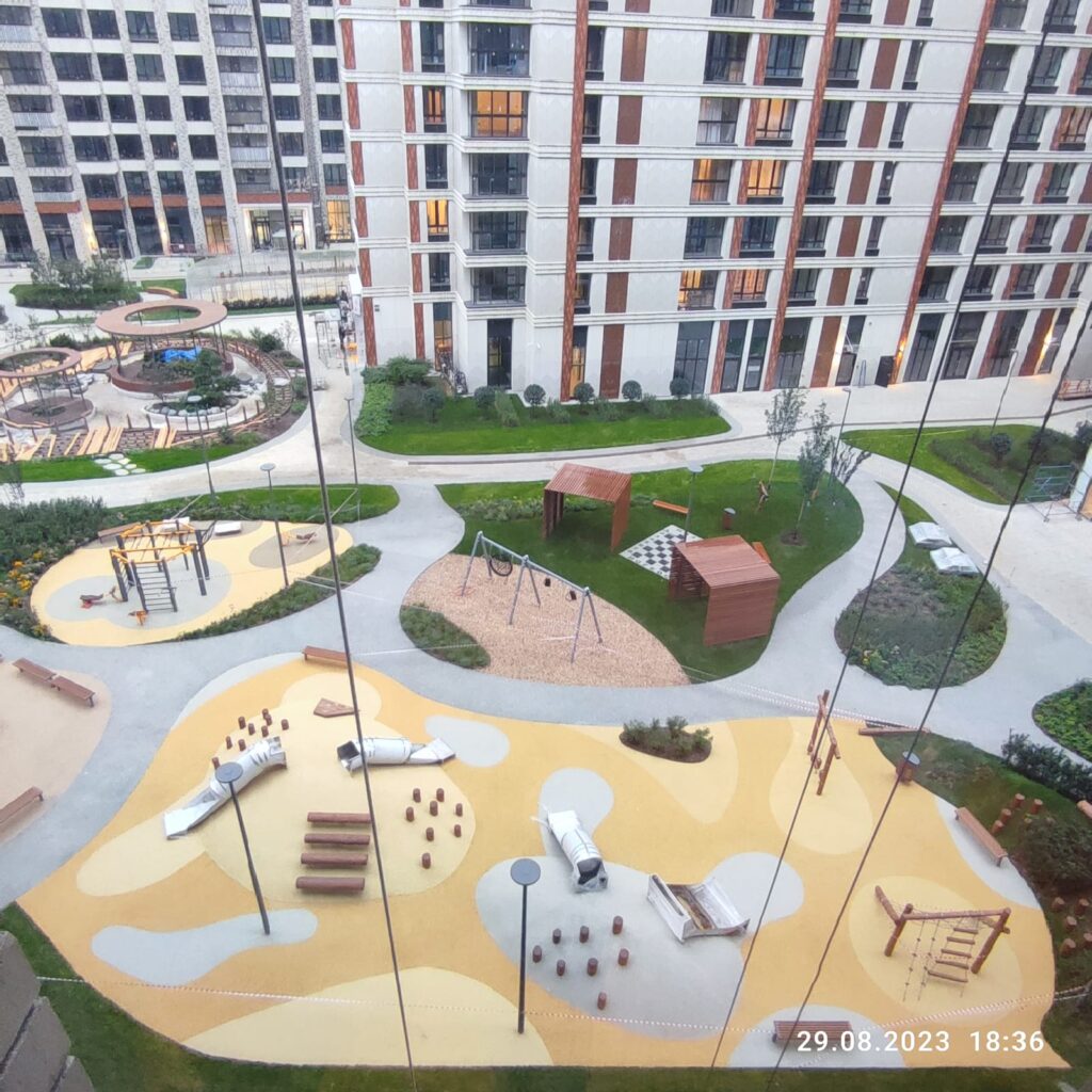 Выполненные объекты: производителя бесшовных резиновых покрытий «Мастерфайбр»